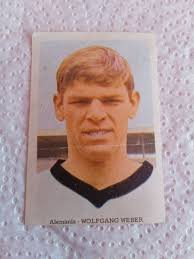 collectible card WORLD CUP MEXICO 1970 Wolfgang Weber #206