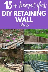 The faux front of the walls takes care of the. 18 Beautiful Diy Retaining Wall Ideas Designs For 2021