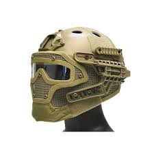 Wosport Tactical G4 System Bump Helmet Mask W Goggles Tan Walmart Com Walmart Com