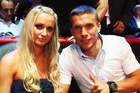 He married monika puchalski in 2011 and has a son and daughter. Lukas Podolski Captains Germany Against England Tonight But Have You Seen His Wag Daily Star