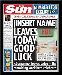 ©news group newspapers limited in england no. Insert Name Leaves Today Good Luck Personalised The Sun Newspaper 9 99 Http Thesun Inthepaper Co Uk Sun Newspaper Drinking Jokes Cool Names