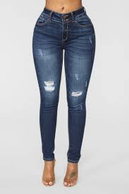 Heartbreaker Distressed Jeans Dark Denim Jeans Fashion Nova