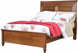 The bed is very sturdy and the wood panels have a nice finish! Durham Solid Choices King Sleigh Bed With Low Profile Footboard Jacksonville Furniture Mart Platform Beds Low Profile Beds