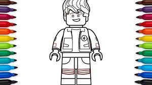 Top 20 ninjago coloring pages for kids: How To Draw Lego Ninjago Kai High School Outfit From The Lego Ninjago Movie Youtube