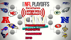 4.1 transmisión en vivo de los juegos de los playoffs de la nfl de 2019 a su apple tv cuadro de playoffs de la nfl 2019 echemos un vistazo al nfl playoff bracket para ver qué juegos se transmiten por qué redes, luego podemos buscar proveedores de transmisión que ofrezcan esos transmisores. Pronosticos Playoffs Comodines 2020 Resumen Semana 17 2019 Podcast En Vivo Nfl En Espanol Youtube