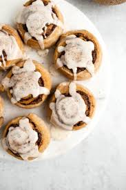 Just earth balance, vegan cream cheese (like daiya or tofutti), icing sugar and a little vanilla extract whipped. Healthy Vegan Cinnamon Rolls No Butter The Vegan 8
