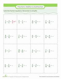 Adding And Subtracting Fractions Quiz Worksheet Education Com Adding And Subtracting Fractions Fractions Worksheets Fractions
