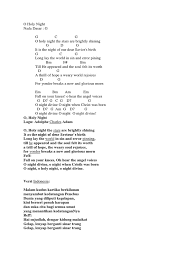 O night divine, o night when christ was born! Lirik O Holy Night Versi Indonesia Belajar