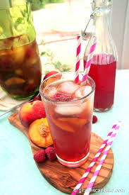 peach and raspberry iced tea a tipsy