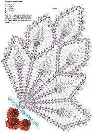 napperon au point d ananas crochet doily diagram patterns free coloriage bernd das pain