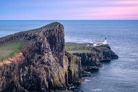 Neist point lighthouse is a lighthouse located on neist point on the isle of skye in scotland. Neist Point Lighthouse Skye United Kingdom