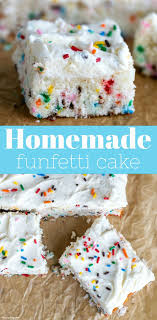 Best Funfetti Cake Recipe Cake Recipes Funfetti Cake Homemade Cake Recipes