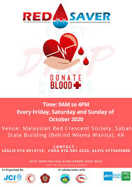 We are responding to the call by our blood banks to ask for more blood, especially since the festive. Redsaver Blood Donation At Mrcs Kk Every Weekend