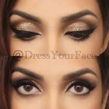 I see such looks and imagine ancient pharaohs and gorgeous divine priestesses. Prom Makeup Looks For Gold Dress