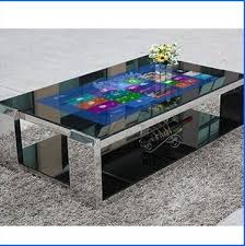 42 Inch Interactive Smart Wooden Multi Touch Table With Lcd Screen Touch Screen Table Smart Mirror Diy Touch Table