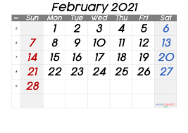 Just free download 2021 calendar file as pdf format, open it in acrobat reader or another program that can display the pdf file format and print. Free February 2021 Calendar With Week Numbers Free Printable 2021 Monthly Calendar With Holidays