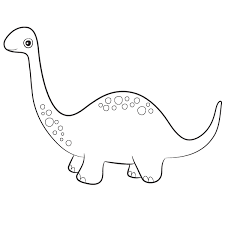 Search through more than 50000 coloring pages. Brontosaurus Coloring Page Babadoodle