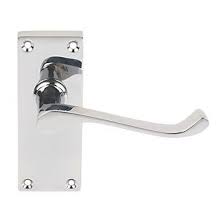 Victorian Scroll Door Handle Pack Polished Chrome Backplate Handles Screwfix Com Door Handles Polished Chrome Chrome