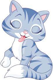 Pretty Kitty Cat Clipart Free Art Prints Cartoon Cat