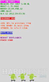 Turn off your phone, then boot it into the hboot menu by. Fastboot Mode Htc One How To Hardreset Info