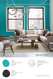 Try Cool Aqua 2056 40 In Ben By Benjamin Moore For A Rejuvenating Focal Point Ben Is The Perfect Pai Paint Colors For Living Room Interior Living Room Paint