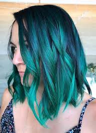 Before you dye your hair blue, it is important to lighten it as much as possible so that the dye will take. Fantastic Green Blue Hair Color Shades For Women 2018 Stylezco
