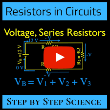 Electric Circuits Calculating Voltage For Resistors In Series