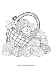 100% free easter coloring pages. Easter Coloring Pages Free Printable Pdf From Primarygames