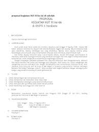 14 contoh surat perjanjian kerjasama terlengkap yang pernah ada. Proposal Kegiatan Hut Ri Ke 70 Pdf