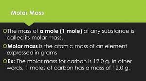M = 9 × 12 g m o l − 1 + 1 × 13 g m o l − 1 + 14 g m o l − 1 + 3 × 16 g m o l − 1 = 183 g m o l − 1. Aim How To Determine The Mass Of A Mole Of An Element And Of A Compound Do Now 1 With A Partner Complete The Worksheet From Friday 2 If You Have Ppt Download