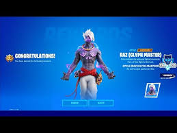 Fortnite season 8 enlightened skins have been added to the game, and here is how to unlock all of the season 8 rune super styles. When And How To Unlock Raz Glyph Master Edit Style In Fortnite Chapter 2 Season 6 Possible Ways