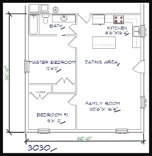 The building process, financing and there are many advantages to barndominiums, and we are going to be taking a look at the best 2 bedroom barndominium floor plans and interior ideas. 2 Bed 1 Bath 30 X30 900 Sq Ft Barndominium Floor Plans Site House
