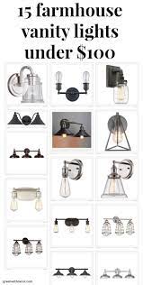 100% price match and free shipping at yliving.com. 15 Farmhouse Vanity Lights Under 100 Great Ideas For Shopping For Bathroom Farmhouse Vanity Lights Vintage Bathroom Lighting Vintage Bathroom Light Fixtures