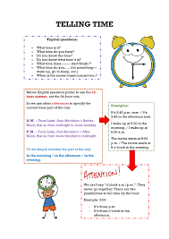 124 Free Telling Time Worksheets And Activities