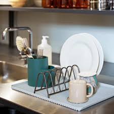 Dish Drainer Comprises A Set Of Everyday Washing Up Essentials In Contrasting Shapes And Colours Shane Schneck Hay Haydesign Decoration