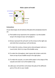 Difference between the plant cell and animal cell is an important topic for class 8 students and higher. Make A Plant Cell Model Year 7 Teaching Resources