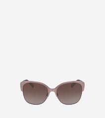 Download Women S Metal Acetate Weave Butterfly Sunglasses In Rose Gold Cole Haan