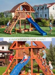 Kinderspielturm Giant Mit Steuerrad Kletterwand Und Rutsche Turm Kinder Kinderspielhaus