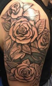 The 80 best shoulder tattoos for men. Right Shoulder Rose Shoulder Tattoo Male Elegant Arts Tattoo