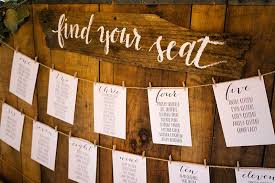 Find Your Seat Rustic Wooden Sign Seating Chart Seating