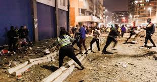Riots break out in south africa after former president jacob zuma is jailed dozens of people have died due to the unrest and looting stampedes. D7uptikjcd4qfm