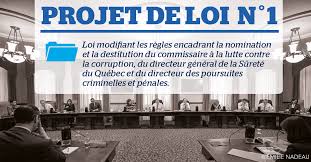 Bienvenue sur la page officielle du gouvernement du québec, vitrine des activités et. Projet De Loi No 1 Le Nouveau Gouvernement Du Quebec En Action Pour Renforcer L Independance De L Upac De La Sq Et Du Dpcp