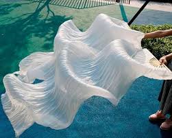 Appassionato di danza nazionale, Ventaglio di danza del ventre Angelo  passero Ventaglio di danza del ventre di seta Veli di seta da ballo 1 pezzo  Mano sinistra + 1 pezzo Mano destra (