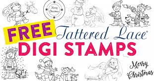 Free digital stamps sets on a variety themes such as animals, nature, holidays, and more. 450 Christmas Cardmaking Freebies Papercrafter Blog