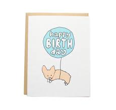 Cute dog card for birthday or anniversary, doggy kiss greeting card for him her boyfriend husband. This Item Is Unavailable Etsy Dog Birthday Card Birthday Cards For Mom Happy Birthday Corgi