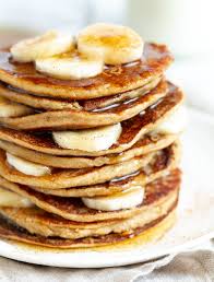 Cinnamon roll pancakes healthy icing vegan gf from my bowl. Cinnamon Roll Greek Yogurt Pancakes Running With Spoons