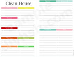 Most printables are formatted for standard 8.5 x 11 inch paper. Clean House Checklist Free Printable 5 5 X 8 5 Diy Home Sweet Home