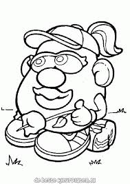 Potato head coloring page from mr. Mr Potato Head Coloring Pages Coloring Home