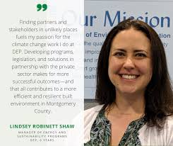 This month, we highlight some of the amazing women who work every day to  make sure that Montgomery County is a little cleaner, a little greener, and  a whole lot brighter.💡 Say