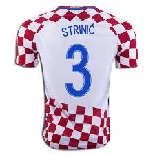 Ivan Strinic 3 2018 Fifa World Cup Croatia Home Soccer Jersey Soccer Jersey Fifa World Cup Fifa